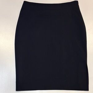 Ann Taylor Classic Navy Pencil Skirt -37sku